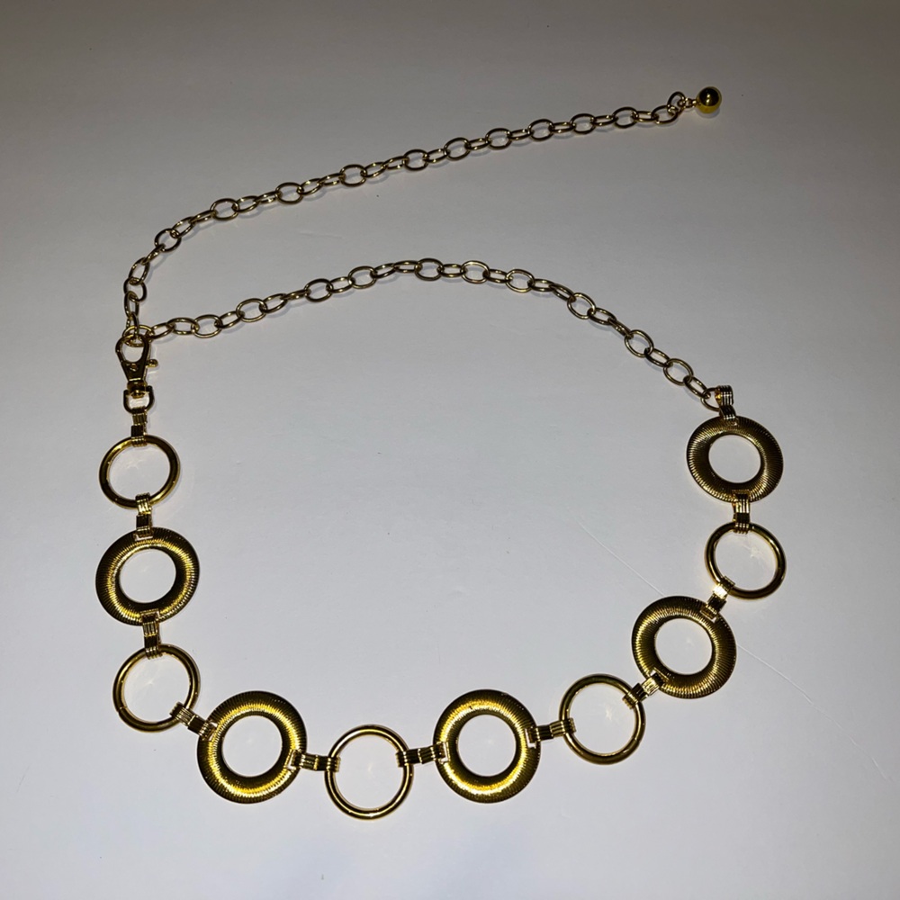 Vintage 80’s Golden Circle Belt